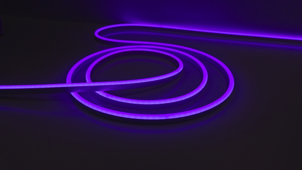 Neon 12V, color purple NEON-816-SIL-DC12-PURPLE-10mm-AE-MEN