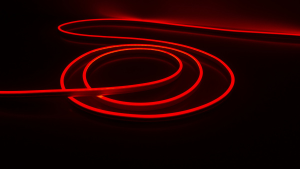 Neon 12V, color red NEON-612-SIL-DC12-RED-10mm-AE-MEN