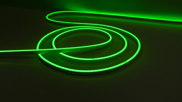 Neon 12V, color green NEON-612-SIL-DC12-GREEN-10mm-AE-MEN