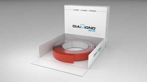 Aluminium coils DBX 4cm/06mm-red RAL3020-DBX