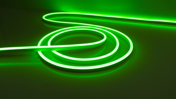 Neon 12V, color light green NEON-816-SIL-DC12-LIGHT GREEN-10mm-AE-MEN