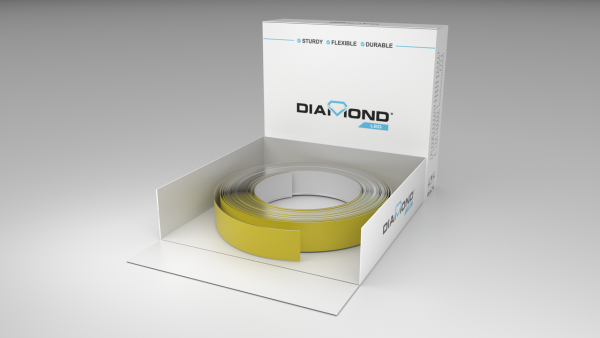 Aluminium coils DBX 6cm/06mm-yellow RAL1023-DBX